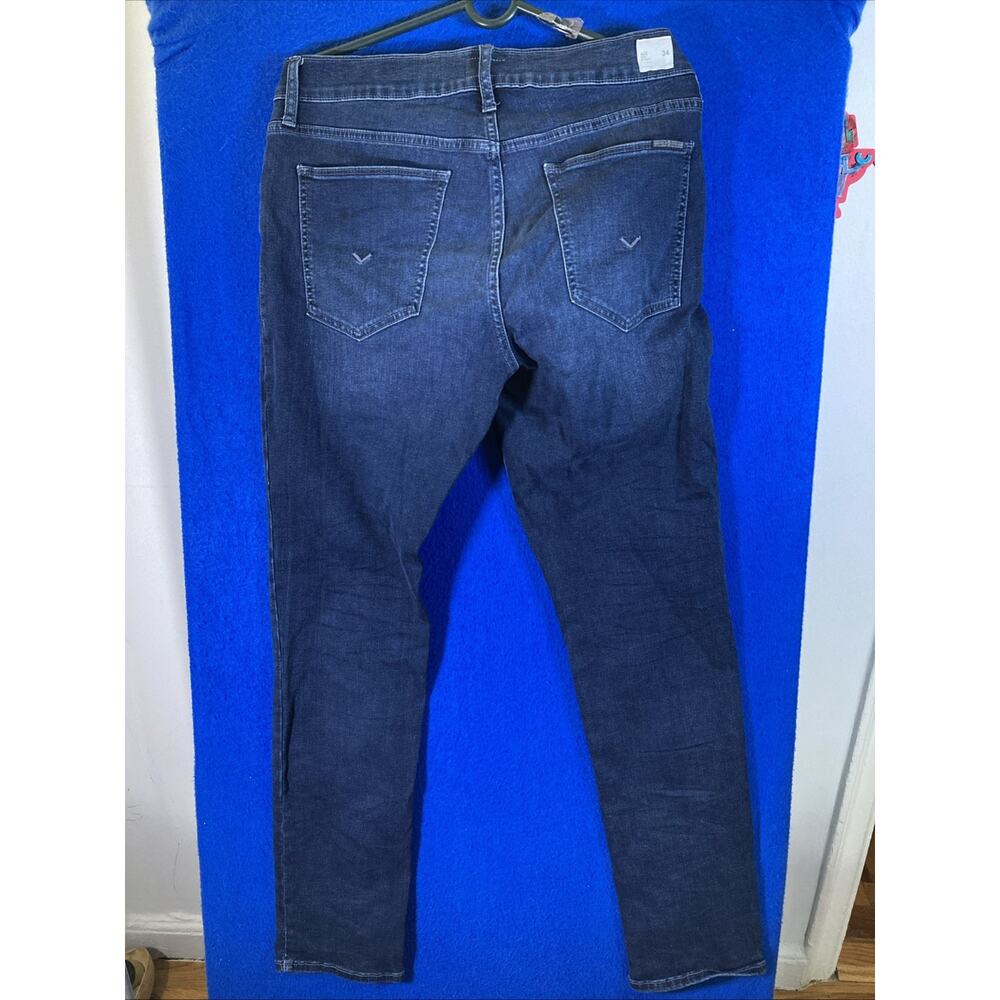 Hudson Ace Womens Skinny Jeans Size 34 Blue Denim 32" Inseam Stretch - Picture 14 of 16